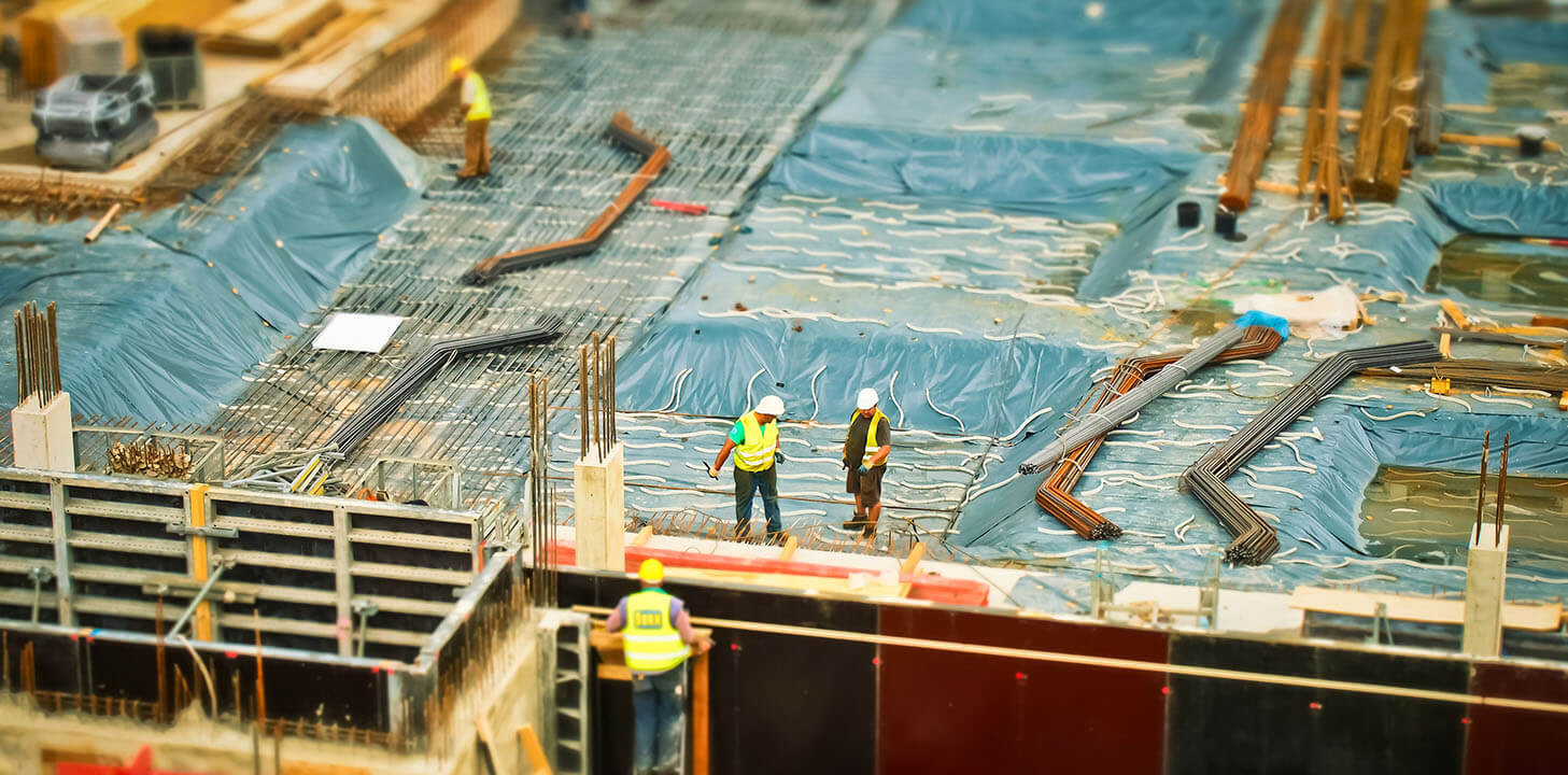 site surveyor inspecting all the materials and progress of the project