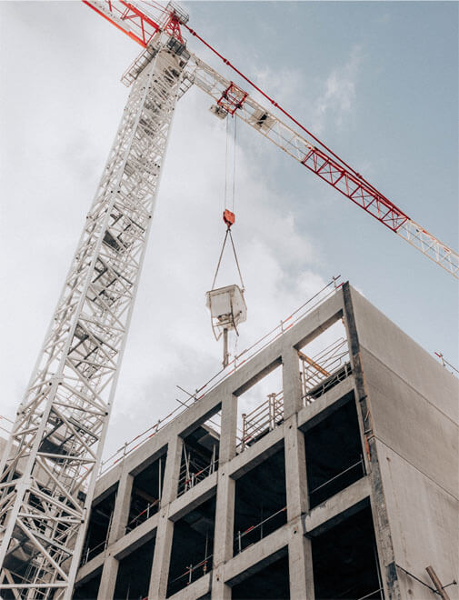 crane used ion construction site