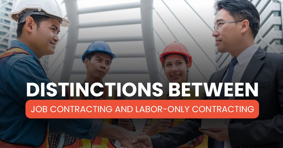 InDepth Look at Job Contracting and LaborOnly Contracting