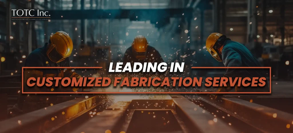 An Image of a 3 man doing a customized fabrication service as a featured image.