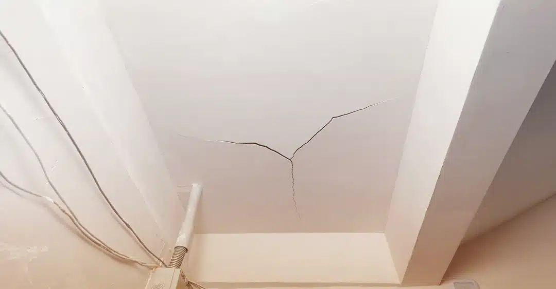 Surface cracks and loose fixtures